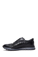 Erkek Siyah Deri Sneaker | Derimod Erkek Siyah Deri Sneaker | Derimod