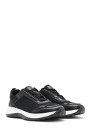 Erkek Siyah Bağcıklı Kalın Tabanlı Sneaker | Derimod Erkek Siyah Bağcıklı Kalın Tabanlı Sneaker | Derimod