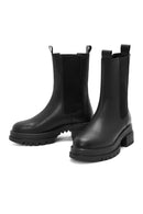 Women's Black Thick Soled Chelsea Boots | Derimod Women's Black Thick Soled Chelsea Boots | Derimod