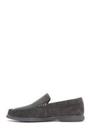 Derimod Fly Erkek Gri Süet Deri Loafer | Derimod Derimod Fly Erkek Gri Süet Deri Loafer | Derimod