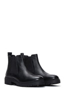 Women's Black Leather Chelsea Boots | Derimod Women's Black Leather Chelsea Boots | Derimod