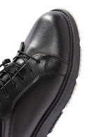 Men's Black Lace-up Leather Sneaker | Derimod Men's Black Lace-up Leather Sneaker | Derimod