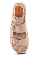 Women's Straw Sole Casual Slippers | Derimod Women's Straw Sole Casual Slippers | Derimod