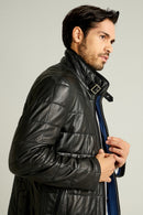 Asensio Men's Leather Jacket | Derimod Asensio Men's Leather Jacket | Derimod