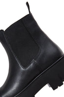 Women's Black Thick Soled Chelsea Boots | Derimod Women's Black Thick Soled Chelsea Boots | Derimod