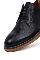 Men's Black Lace Up Leather Casual Shoes | Derimod Men's Black Lace Up Leather Casual Shoes | Derimod