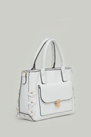 Women's Shoulder Bag with Flower Detail | Derimod Women's Shoulder Bag with Flower Detail | Derimod
