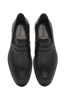 Erkek Siyah Deri Klasik Loafer | Derimod Erkek Siyah Deri Klasik Loafer | Derimod