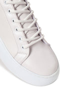 Kadın Beyaz Bağcıklı Kalın Tabanlı Sneaker | Derimod Kadın Beyaz Bağcıklı Kalın Tabanlı Sneaker | Derimod