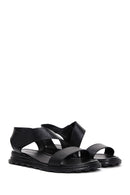 Women's Black Ankle Strap Leather Sandals | Derimod Women's Black Ankle Strap Leather Sandals | Derimod