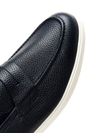 Erkek Lacivert Deri Loafer | Derimod Erkek Lacivert Deri Loafer | Derimod