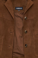 Jill Women's Brown Short Leather Jacket | Derimod Jill Women's Brown Short Leather Jacket | Derimod