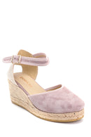 Women's Wedge Heels Suede Espadrilles | Derimod Women's Wedge Heels Suede Espadrilles | Derimod