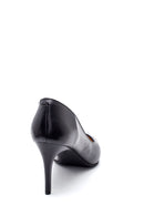 Women's Black Leather Classic Stiletto | Derimod Women's Black Leather Classic Stiletto | Derimod
