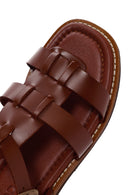 Women's Brown Ankle Strap Leather Sandals | Derimod Women's Brown Ankle Strap Leather Sandals | Derimod