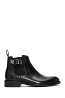 Men's Black Leather Chelsea Boots | Derimod Men's Black Leather Chelsea Boots | Derimod