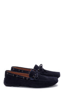 Erkek Lacivert Süet Deri Casual Loafer | Derimod Erkek Lacivert Süet Deri Casual Loafer | Derimod