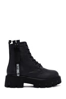Women's Black Zippered Casual Boots | Derimod Women's Black Zippered Casual Boots | Derimod