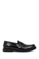 Men's Black Leather Casual Loafer | Derimod Men's Black Leather Casual Loafer | Derimod