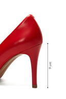 Kadın Kırmızı Deri Stiletto | Derimod Kadın Kırmızı Deri Stiletto | Derimod
