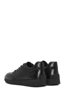 Men's Black Lace-up Leather Sneaker | Derimod Men's Black Lace-up Leather Sneaker | Derimod