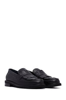 Woman Black Tassel Leather Masculine Loafer | Derimod Woman Black Tassel Leather Masculine Loafer | Derimod