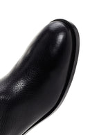 Geox Women's Black Tormalina Zippered Leather Heeled Boots | Derimod Geox Women's Black Tormalina Zippered Leather Heeled Boots | Derimod