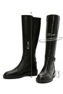 Woman Black Zippered Buckle Detail Leather Casual Boots | Derimod Woman Black Zippered Buckle Detail Leather Casual Boots | Derimod