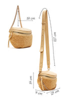Women's Yellow Plush Waist Bag | Derimod Women's Yellow Plush Waist Bag | Derimod