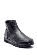 Women's Black Leather Comfort Boots | Derimod Women's Black Leather Comfort Boots | Derimod