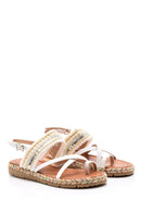 Women's Embroidered Sandals | Derimod Women's Embroidered Sandals | Derimod