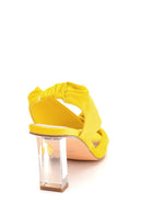 Women's Transparent Heel Detailed Sandals | Derimod Women's Transparent Heel Detailed Sandals | Derimod