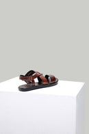 Brown Men's Leather Sandals | Derimod Brown Men's Leather Sandals | Derimod