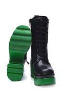 Women's Colorful Sole Heeled Boots | Derimod Women's Colorful Sole Heeled Boots | Derimod
