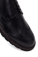 Male Black Lace-up Leather Casual Shoes | Derimod Male Black Lace-up Leather Casual Shoes | Derimod