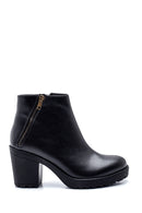 Women's Zippered Heeled Boots | Derimod Women's Zippered Heeled Boots | Derimod