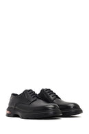 Men's Black Lace-up Leather Casual Shoes | Derimod Men's Black Lace-up Leather Casual Shoes | Derimod