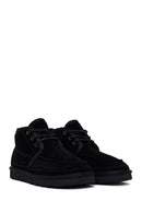 Male Black Lace-up Suede Casual Boots | Derimod Male Black Lace-up Suede Casual Boots | Derimod