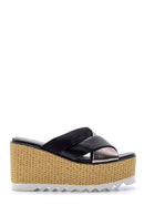 Women's Wedge Heel Slippers | Derimod Women's Wedge Heel Slippers | Derimod