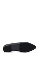 Woman Black Leather Babet | Derimod Woman Black Leather Babet | Derimod