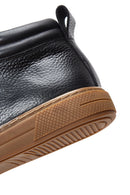 Erkek Siyah Deri Bilekli Sneaker Bot | Derimod Erkek Siyah Deri Bilekli Sneaker Bot | Derimod