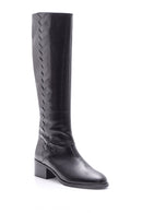 Women's Leather Heeled Boots | Derimod Women's Leather Heeled Boots | Derimod