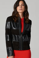 Lolly Women's Suede Leather Jacket | Derimod Lolly Women's Suede Leather Jacket | Derimod