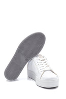 Women's Leather Zipper Detailed Sneaker | Derimod Women's Leather Zipper Detailed Sneaker | Derimod