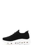 Derimod Zero Women's Black Lace-Up Thick Soled Sneaker | Derimod Derimod Zero Women's Black Lace-Up Thick Soled Sneaker | Derimod