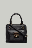 Black Women's Leather Handbag | Derimod Black Women's Leather Handbag | Derimod