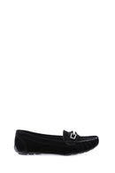 Women's Suede Loafer with Buckle | Derimod Women's Suede Loafer with Buckle | Derimod