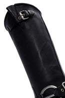Women's Black Leather Buckle Boots | Derimod Women's Black Leather Buckle Boots | Derimod