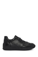 Men's Black Lace-up Leather Sneaker | Derimod Men's Black Lace-up Leather Sneaker | Derimod