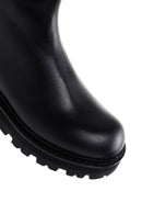 Harley Davidson Men's Black Thick Soled Zippered Boots | Derimod Harley Davidson Men's Black Thick Soled Zippered Boots | Derimod